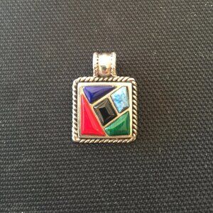 Stone/Silver Pendant